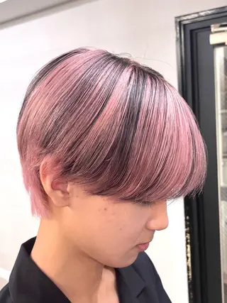 ショート カマタ ハルキのヘアスタイル