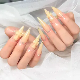 ロング カラー Bling Salonのネイルデザイン