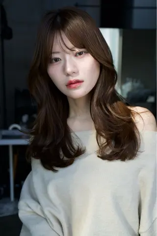 ロング カラー ヘアアレンジ 縮毛矯正特化 指名No.1shunのヘアスタイル