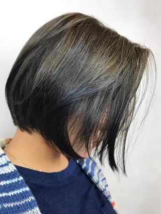 ショート カラー BROCANTE立川 karasawa.nのヘアスタイル