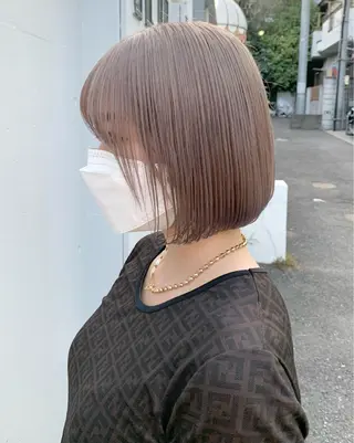 ショート カラー 🫧艶ダブルカラー ブリーチ🫧トモヤのヘアスタイル