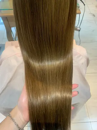 ロング 透けるbrown カラー🎗♡yukaのヘアスタイル
