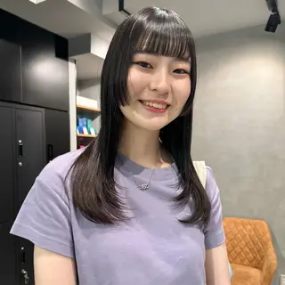 カラー Azu🩰/アレンジ /透明感カラー🎀/のヘアスタイル