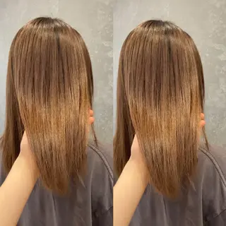 セミロング み うのヘアスタイル