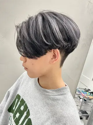 ショート カラー メンズ SENTA✨メンズ パーマ✨fifth栄のヘアスタイル