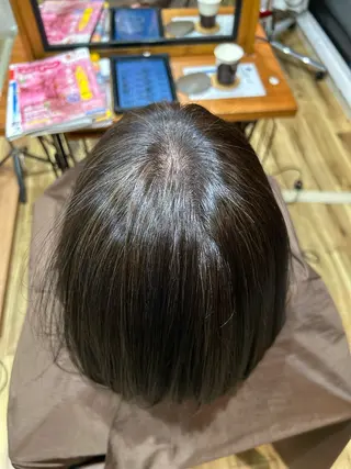 カラー 白髪ぼかし ミズヒロのヘアスタイル