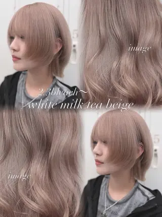 ショート カラー 後ろ姿まで盛れる艶髪 🫧渋谷Masakiのヘアスタイル