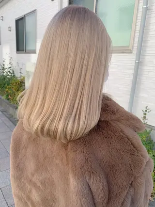 セミロング カラー ヘアアレンジ 💕ブリーチ/ヘアメ 🎀YUUKAのその他イメージ