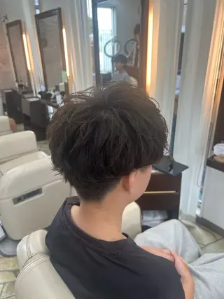 パーマ メンズ 生駒FEEL HIL LS廣中将也のヘアスタイル