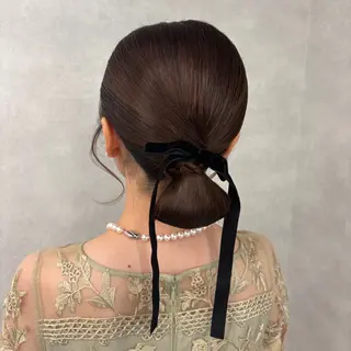 ヘアアレンジ ピンクカラーアレンジ 🩷AYANA🩷のヘアスタイル