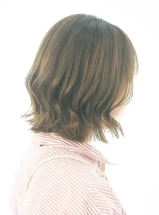 ミディアム カラー 髙松　真紀 ☀️Atem上安店のヘアスタイル