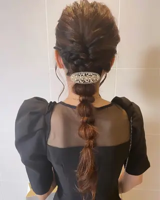 ロング ヘアアレンジ T Ayaのヘアスタイル