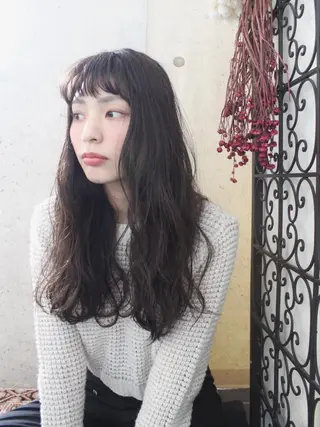 ロング カラー パーマ ooit 【オーイット】のヘアスタイル