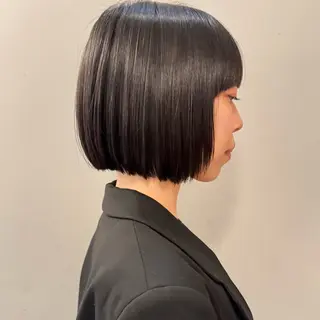 ショート カラー 🌿レイヤーボブ/パ ーマ🌿 木梨健太のヘアスタイル