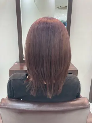 ミディアム カラー Ryu/ハイトーン/ レイヤーカットのヘアスタイル