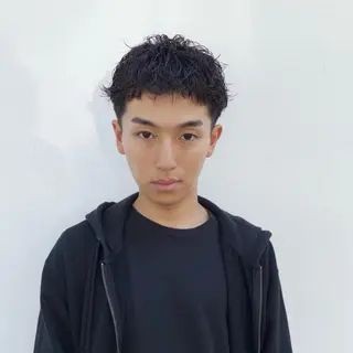 パーマ メンズ 船橋カットパーマ mikuのヘアスタイル
