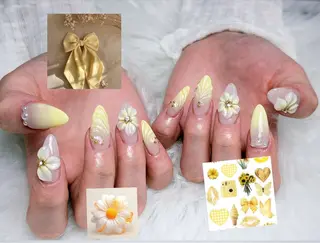 ロング トゥー フエンのネイルデザイン