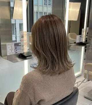ミディアム 似合わせカット 銀座/アライ カズヤのヘアスタイル