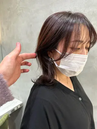 ミディアム Londideal 高橋ヒロシのヘアスタイル