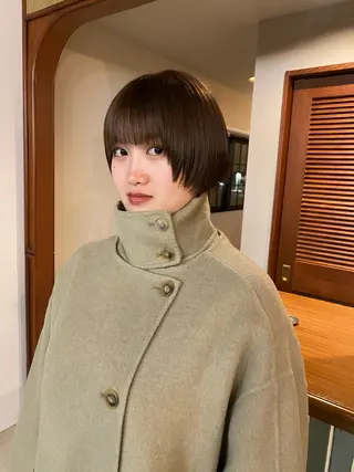 ショート ムナカタ アカリのヘアスタイル