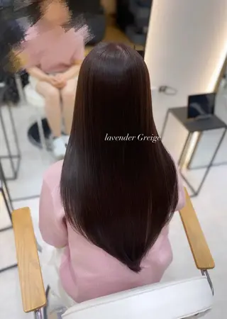 ロング カラー 艶髪・透明感カラー・ 韓国ヘア・Yuriのヘアスタイル