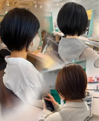ショート 髪質改善/レイヤー/ ショート/遠藤龍雅のヘアスタイル