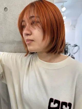 ミディアム ta k k e yuのヘアスタイル