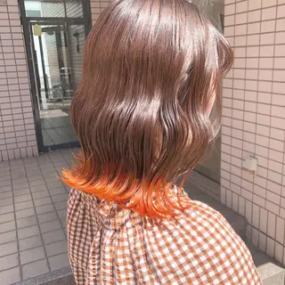 ミディアム カラー パーマ ヘアアレンジ メンズ キッズ ネイル マツエク・マツパ 天神レイヤーカット No.1💖マユカのヘアスタイル