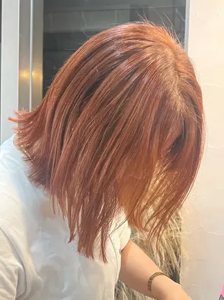 ミディアム カラー 小闕 もち🐈💎✨のヘアスタイル
