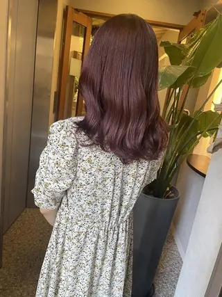 セミロング カラー TIGRE kamitoriのヘアスタイル