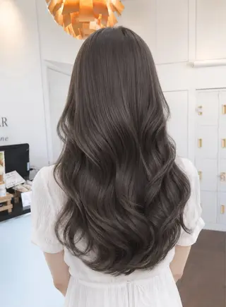 ロング Apa kabar 鳳店 店長 吉田裕のヘアスタイル