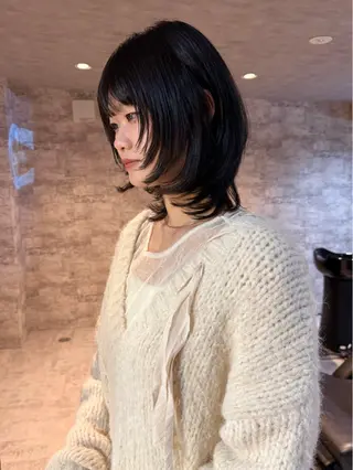 ミディアム カラー mai / linoah˚✧のヘアスタイル