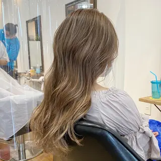 ロング カラー 馬場 涼平のヘアスタイル