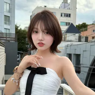 ショート カラー 透明感カラー🌟 縮毛矯正Kokiのヘアスタイル