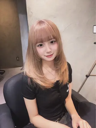 セミロング カラー HAIR SALON mimiのヘアスタイル