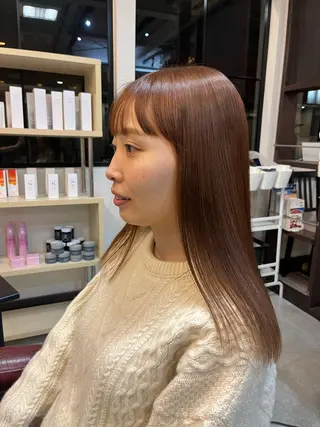 カラー 立道 樹奈のヘアスタイル