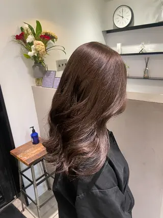 ロング カラー 田中 陽菜乃のヘアスタイル
