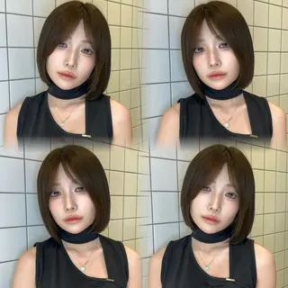 ミディアム カラー ヘアアレンジ 韓国ヘア/ロー レイヤー/Rumiのヘアスタイル