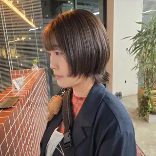 ショート カラー ハヤシ マユ ✂ 府中美容室のヘアスタイル