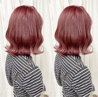 ミディアム カラー Amelie yunのヘアスタイル