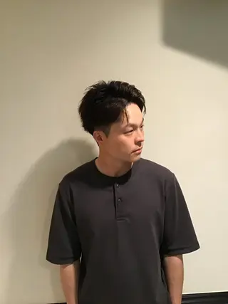 ショート メンズ メンズカットパーマ /FIKAスズキのヘアスタイル