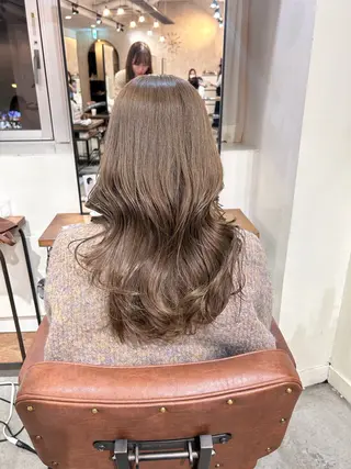 ロング みうら ありさのヘアスタイル
