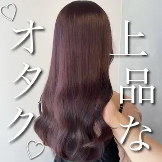 ロング カラー ブリーチなし Wカラー🩷星野翔太のヘアスタイル