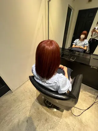 ミディアム TR付きカット無料✨ ✨いのうえもなみのヘアスタイル