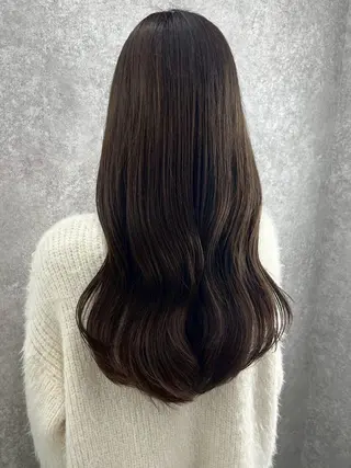 ロング カラー 橋木 凛々のヘアスタイル