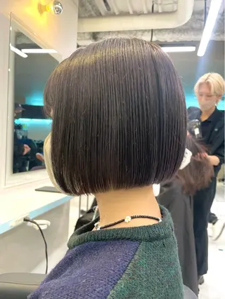 ショート カラー 【美髪矯正/絹髪】 🎀hinano🎀のヘアスタイル