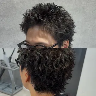 ショート パーマ指名率No1 メンズ特化ケイトのヘアスタイル
