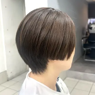 ショート カラー ショートカット 🌟星野菜月のヘアスタイル
