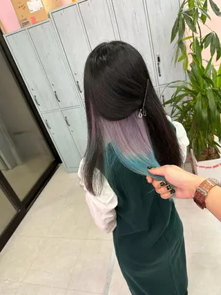 ロング カラー 町田ブリーチ特化 MANATOのヘアスタイル