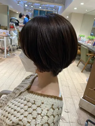 ショート 顔周り/くびれヘア 韓国ヘア💕風間るなのヘアスタイル